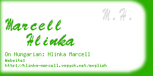 marcell hlinka business card